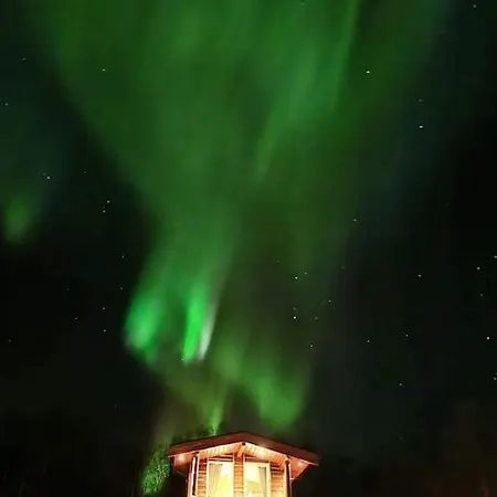 Hytte Pa Sor Senja Med Nydelig Utsikt Og Jacuzzi Dragoy Exterior photo